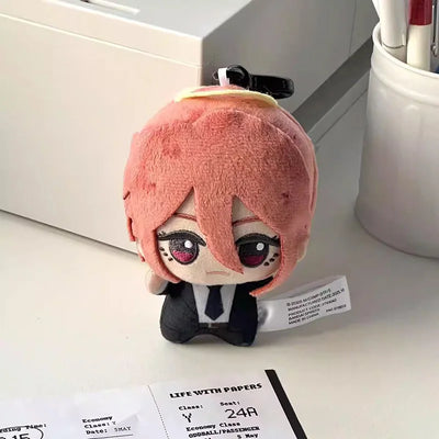 Chainsaw Man Peluche 10cm – Makima Cheveux Roses Édition Mini