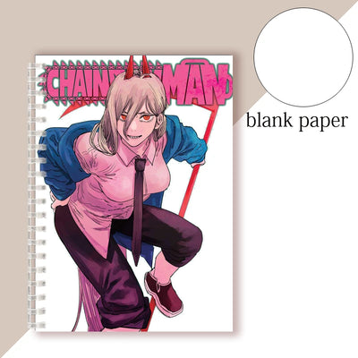 Chainsaw Man Carnet Spirale A5 – Power Couverture Cahier Anime
