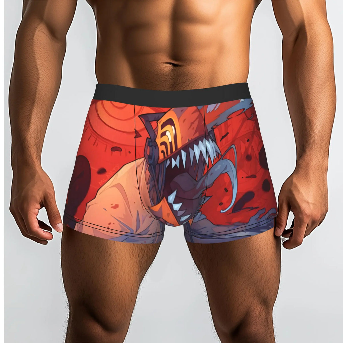 Chainsaw Man Men's Boxer Briefs – Denji Demon Red Edition