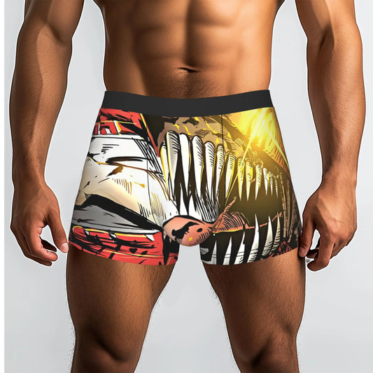 Chainsaw Man Boxer Homme – Denji Dents Édition Jaune & Noir