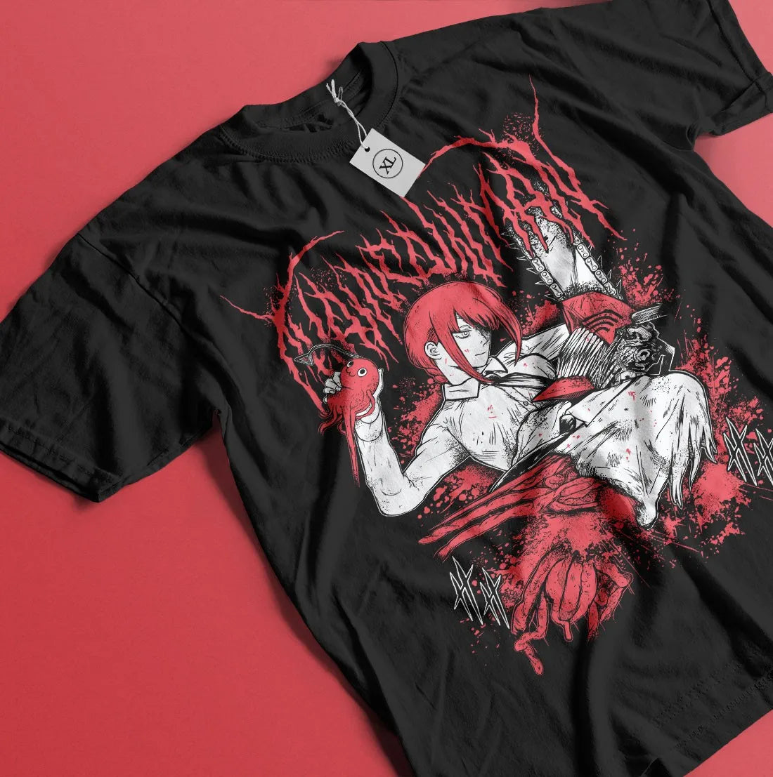 Chainsaw Man T-Shirt Graphique – Reze Édition Noire