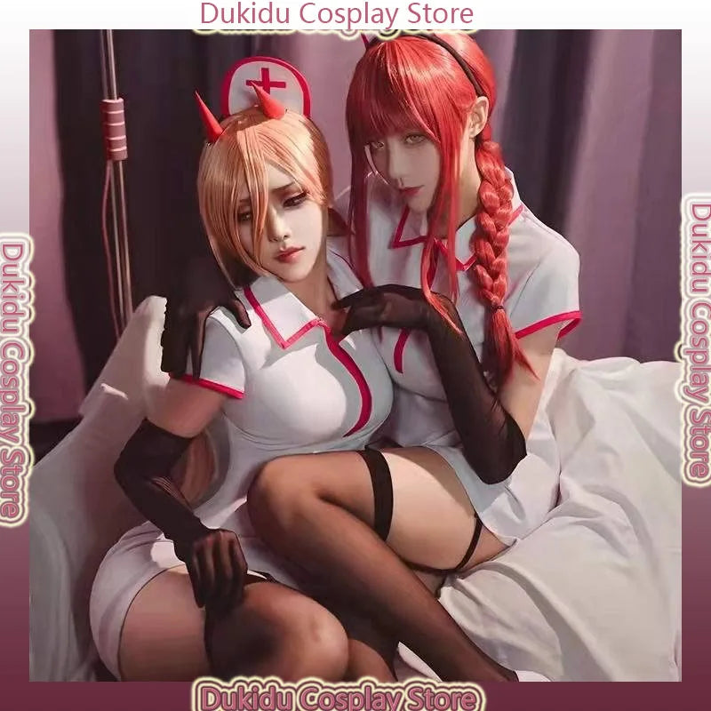 Chainsaw Man Cosplay – Duo Infirmières Costume
