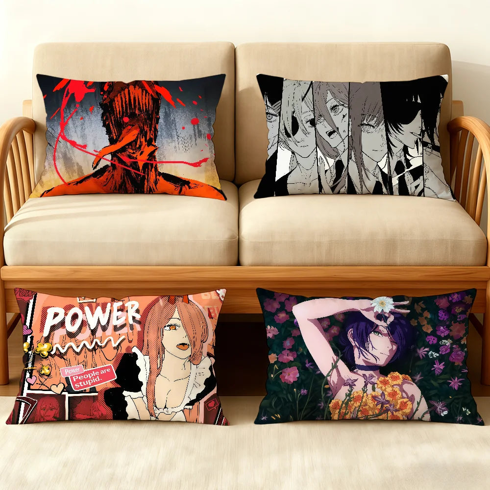 Chainsaw Man Pillowcase – Makima Dark Wall Blood Edition