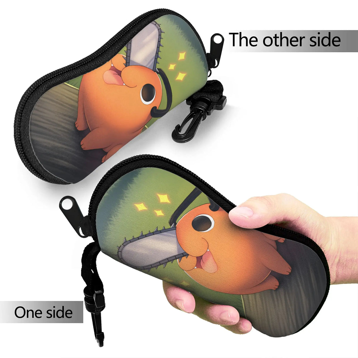 Chainsaw Man Pochita Glasses Case – Pochita Prairie Étui Lunettes