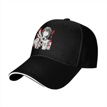 Chainsaw Man Embroidered Cap – Aki Hayakawa Black Edition