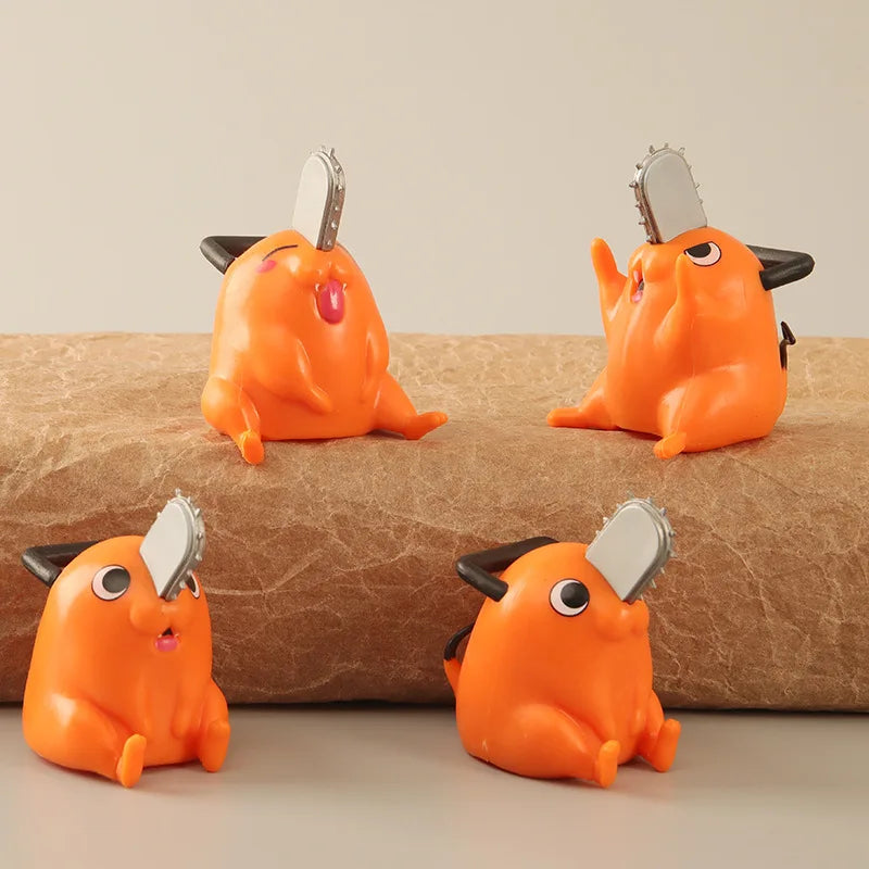 Chainsaw Man Pochita – Lot 4pcs Figurines Pochita