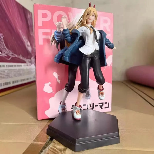 Chainsaw Man Figurine 17cm – Power Casual Édition Rose