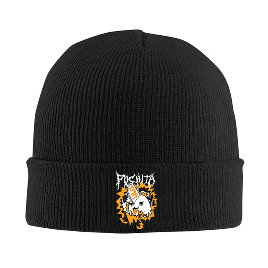 Chainsaw Man Bonnet Brodé – Pochita Cute Édition Noir