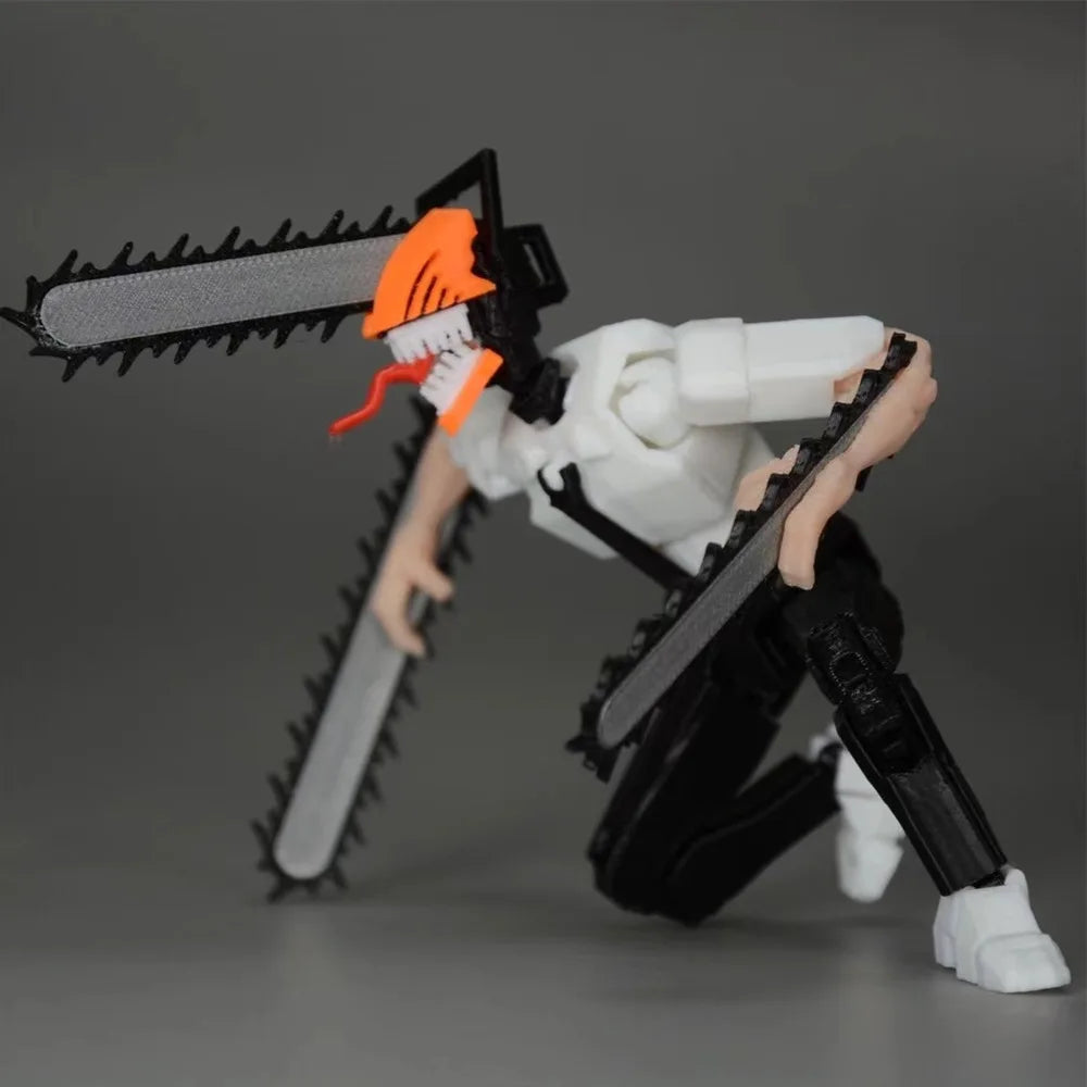 Chainsaw Man Denji – Figurine 3D Imprimée Devil Form