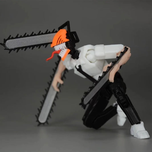 Chainsaw Man Denji – Figurine 3D Imprimée Devil Form