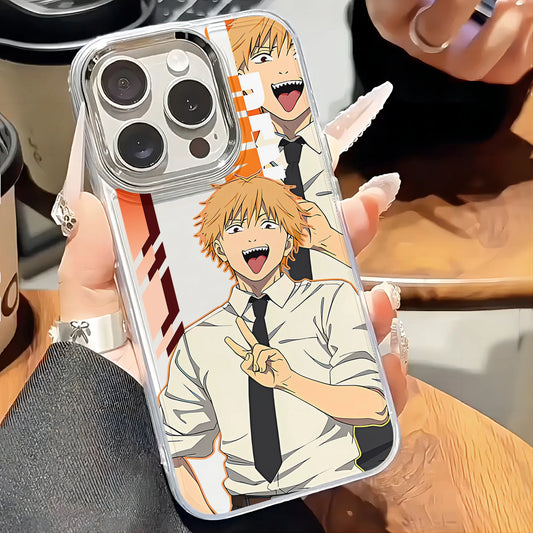Chainsaw Man Coque Google – Denji Uniforme Étui Transparent