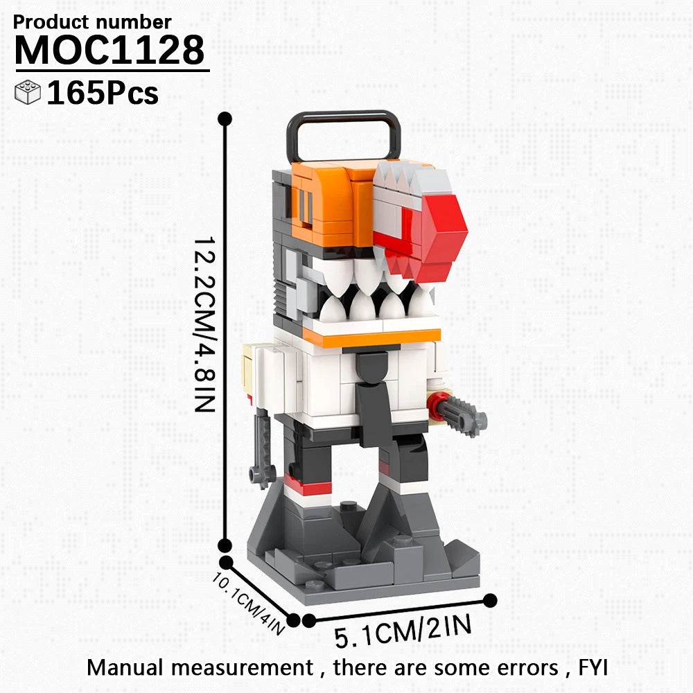 Chainsaw Man Building Block Set – Devil Hybrid Figurine