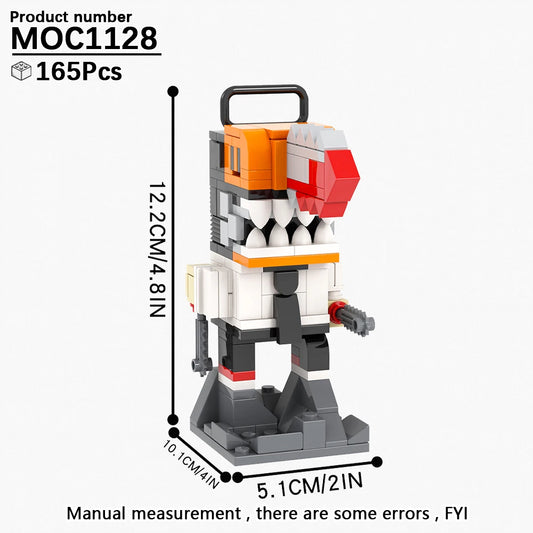 Chainsaw Man Building Block Set – Devil Hybrid Figurine