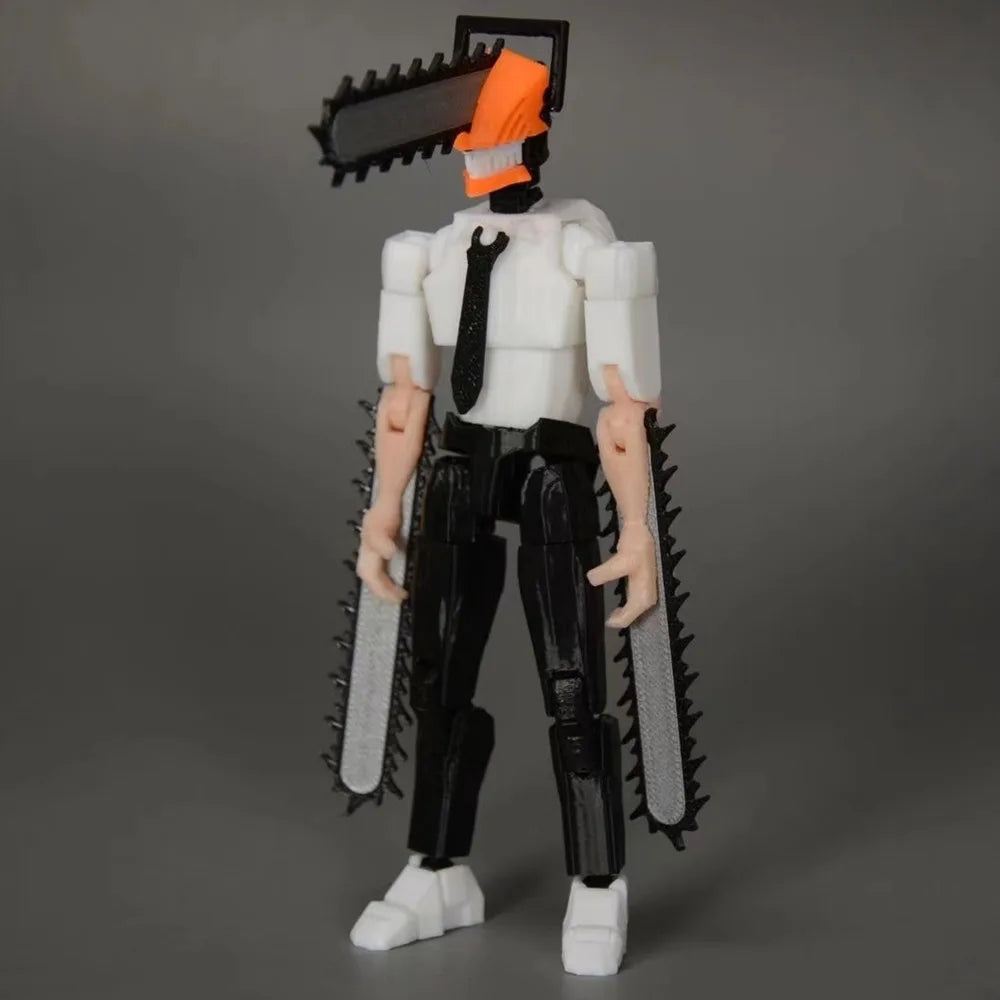 Chainsaw Man Denji – Figurine 3D Imprimée Devil Form