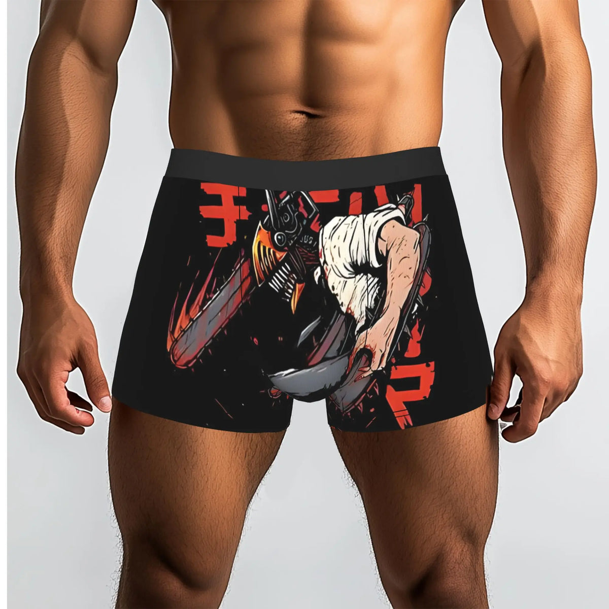 Chainsaw Man Men's Boxers – Denji Chainsaw Doodle Edition