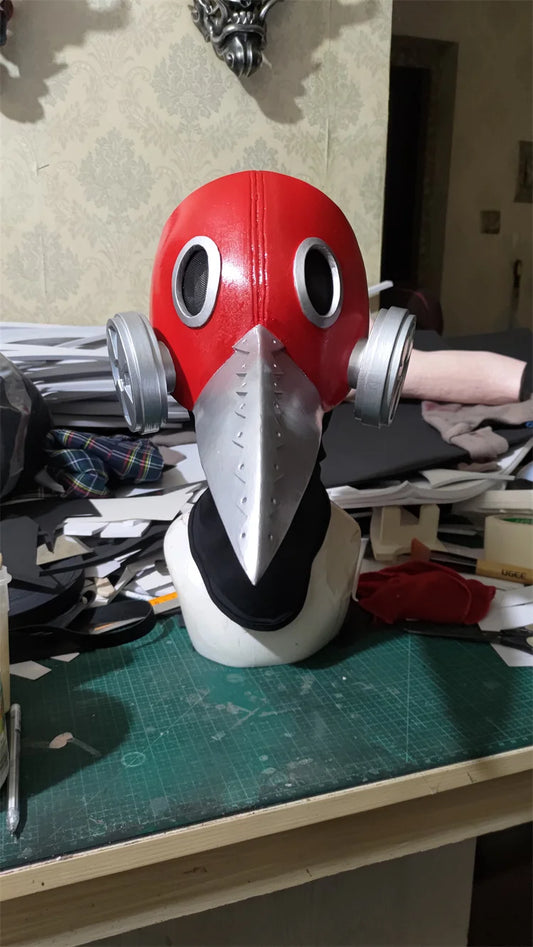 Chainsaw Man Cosplay Masque – Masque Rouge Édition Réaliste
