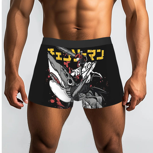 Chainsaw Man Boxer Homme – Pochita Tronçonneuse Édition Doodle Manga