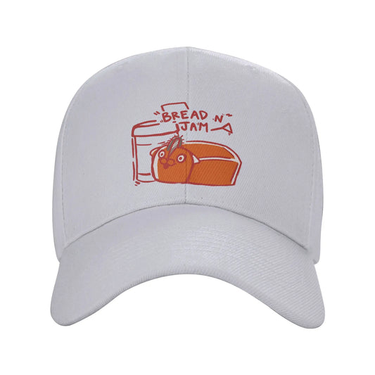 Chainsaw Man Casquette Brodée – Pochita Bread N Jam Édition Blanc
