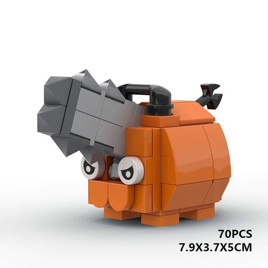 Chainsaw Man MOC Figure – Pochita version bloc
