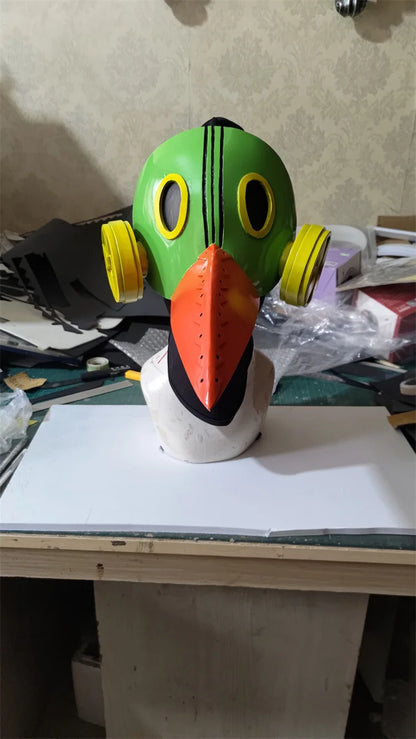 Chainsaw Man Cosplay Masque – Masque vert Édition Réaliste