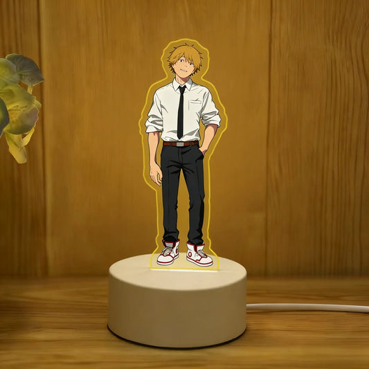 Chainsaw Man Lampe LED Figurine – Denji Tenue Casual Édition Debout