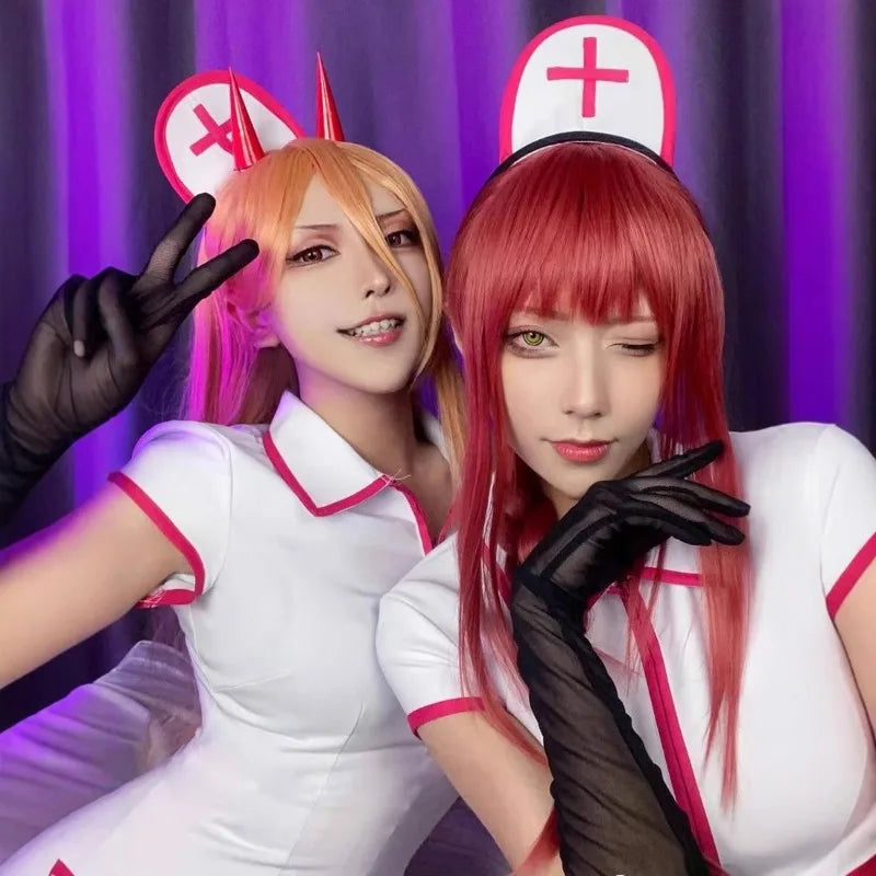 Chainsaw Man Cosplay – Duo Infirmières Costume