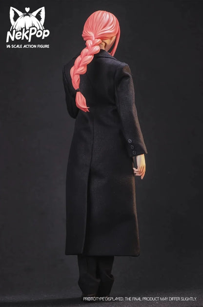 Preventa NekPop Studio NEK001 Makima Escala 1/6 Soldado Femenino de Pelo Largo Rosa Set Completo Apto para Figuras de Acción de 12 Pulgadas Modelos de Juguetes