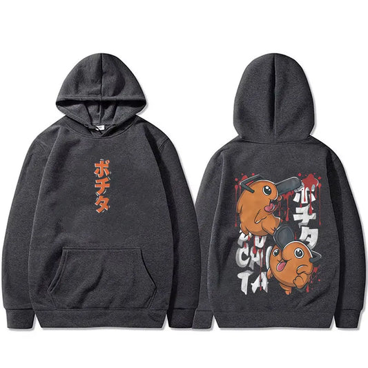 Chainsaw Man Sweat à Capuche – Pochita Boom Édition Noir