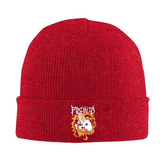 Chainsaw Man Bonnet Brodé – Pochita Cute Édition Rouge