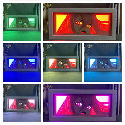 Chainsaw Man Multicolored LED Night Light – Power Light Edition
